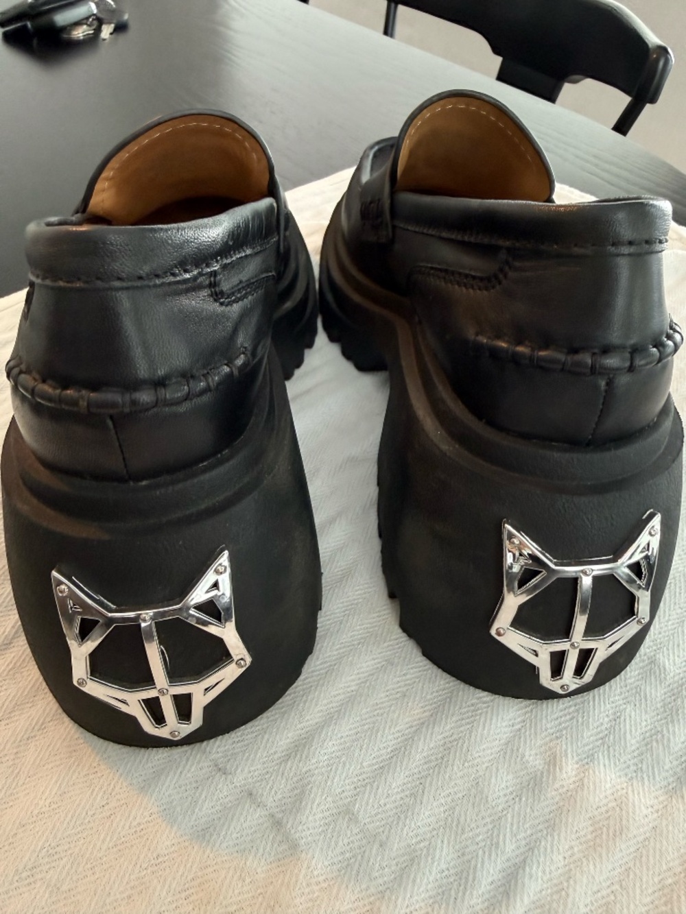NAKED WOLFE  Swish Platform Loafer Size EUR 37 US 6,5-7